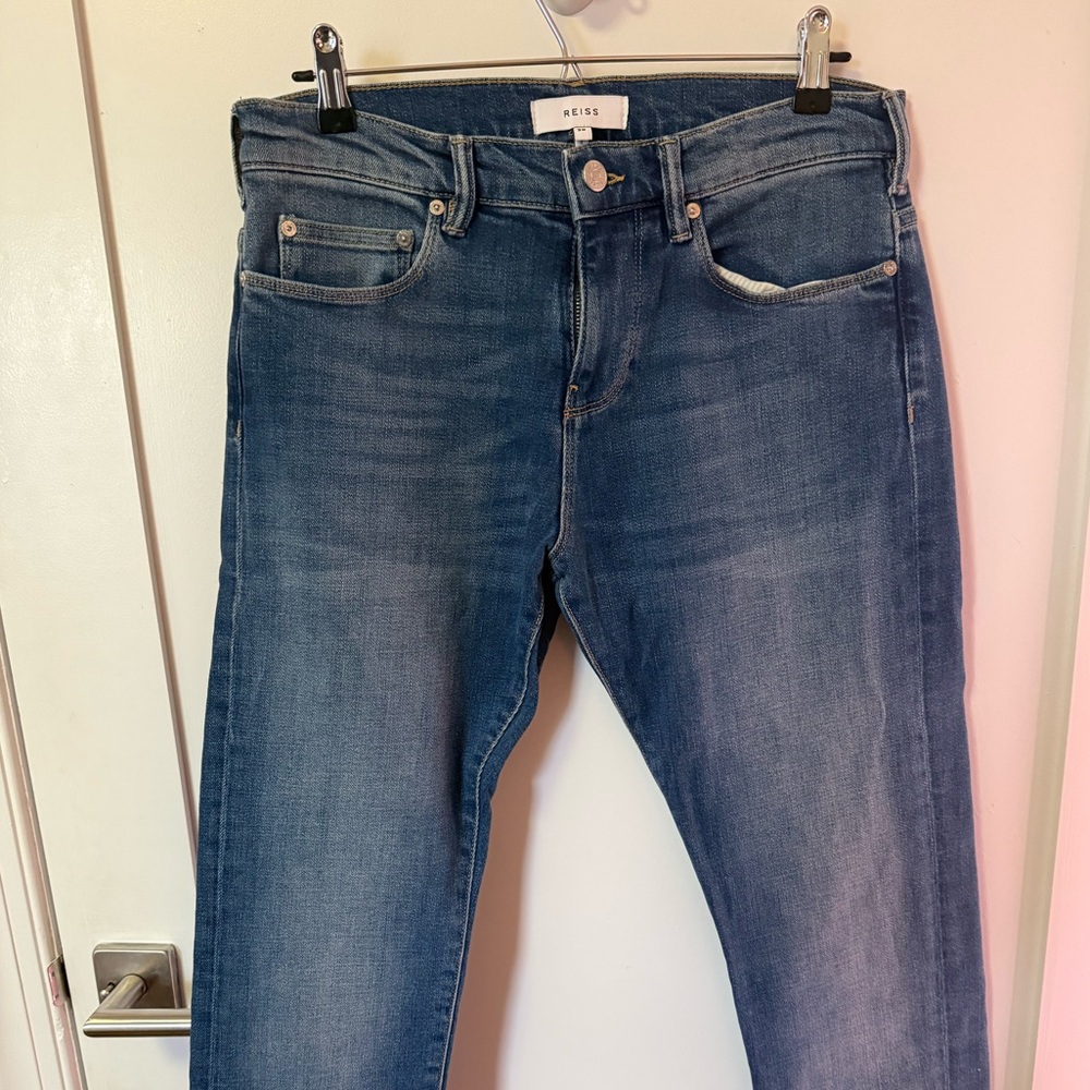 Reiss Indigo Denim Trousers